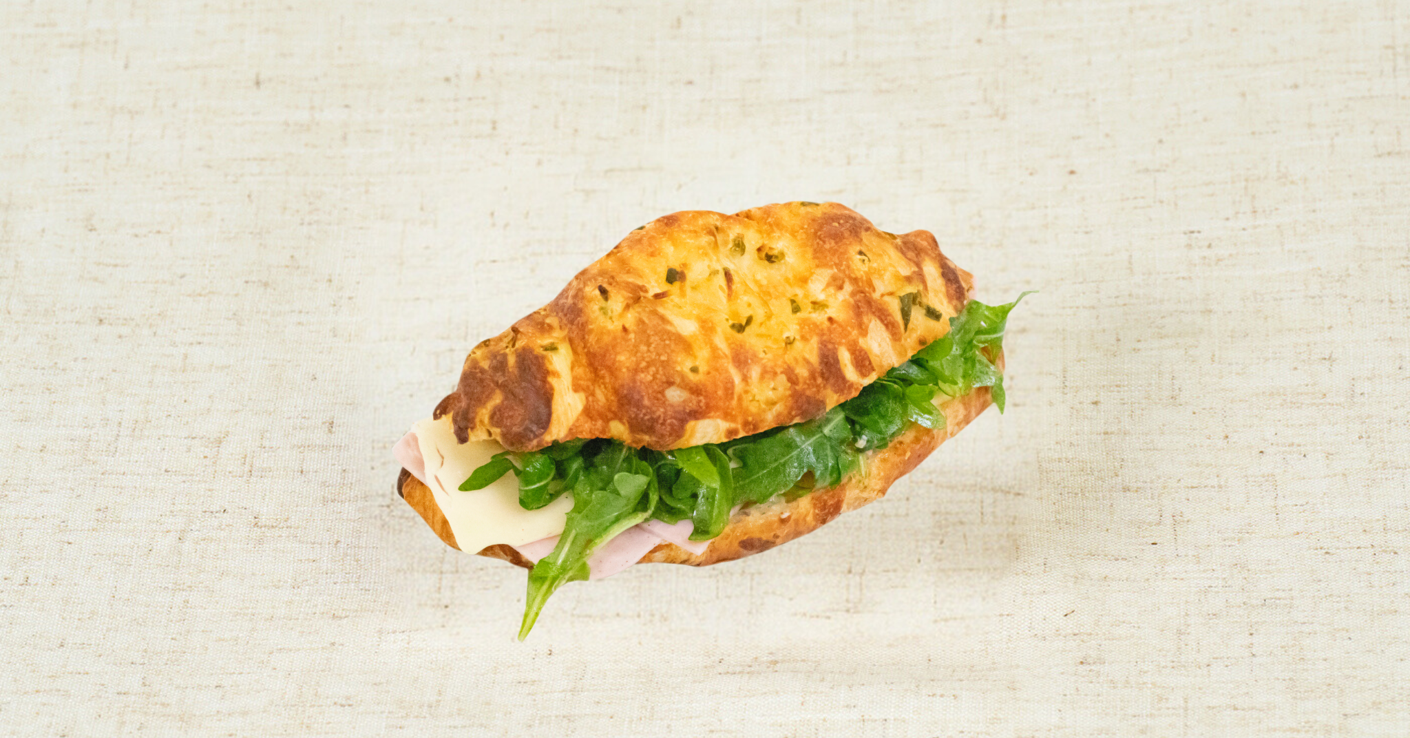Jalapeño Ham & Cheese Croissant Sandwich